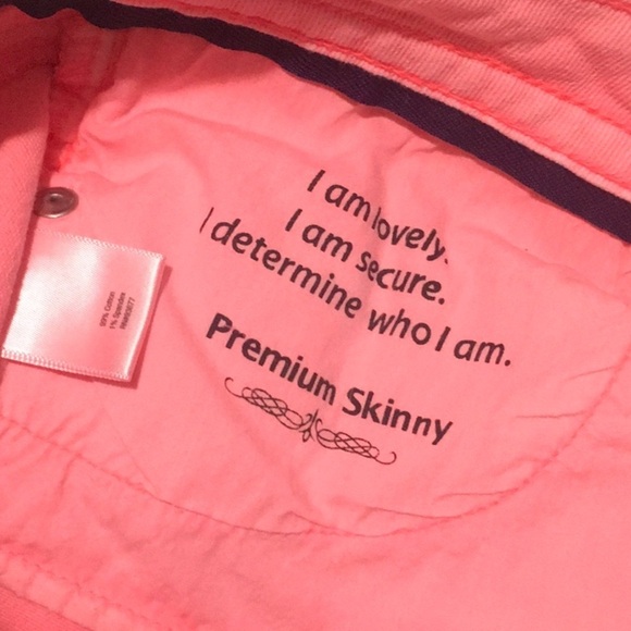 A.n.a jeans women’s size 12P 12 petite fluorescent pink cropped skinny r… - Picture 11 of 11